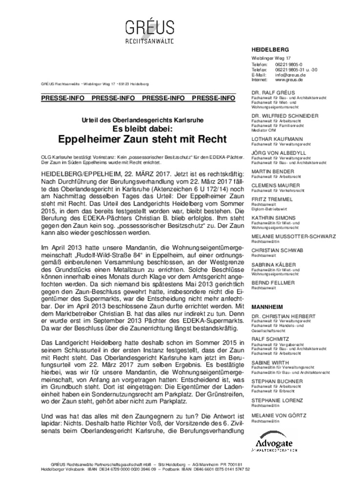 Eppelheimer Zaunfall